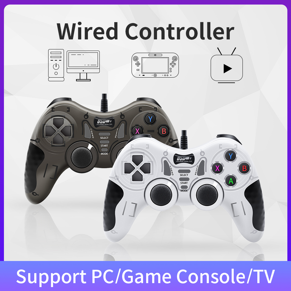 Gaming Console Box - Wired Game Controller With Dual VIbration