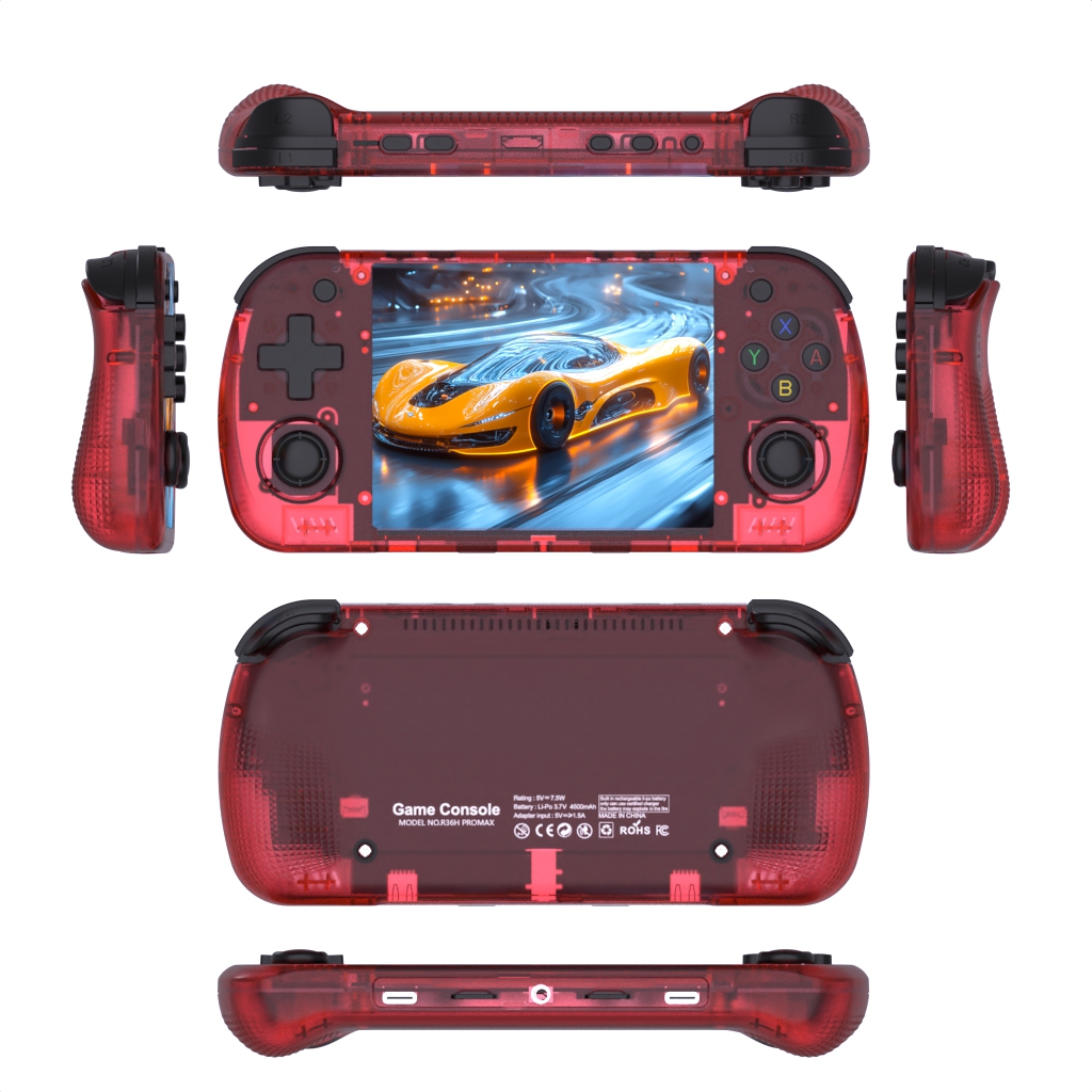 Gaming Console R36H - BOYHOM R36H PROMAX Handheld Game Console