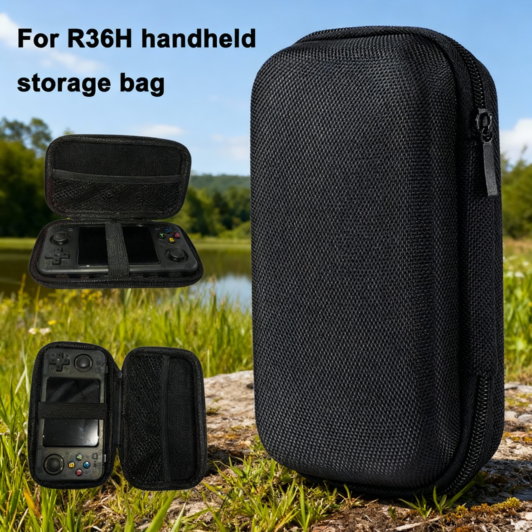 Gaming Console R36H - Handheld Gaming Console Portable Carrying Bag