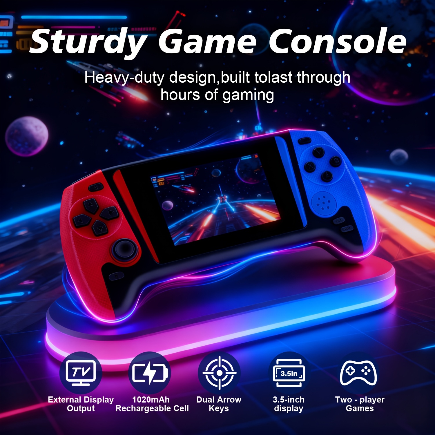 Gaming Console Under 500 - Q21 Classic Retro Handheld Game Console
