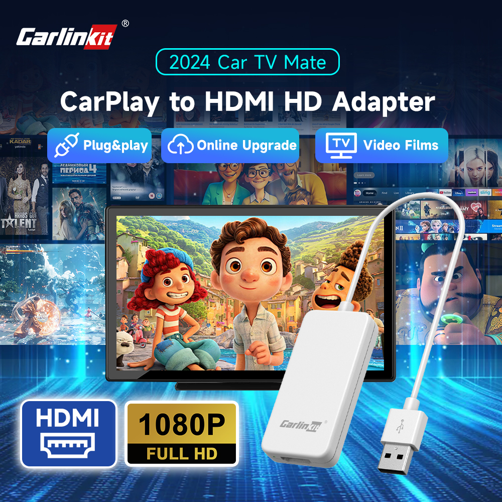 CarlinKit Car TV Mate Adapter  - Gaming Console Youtube recension och pris