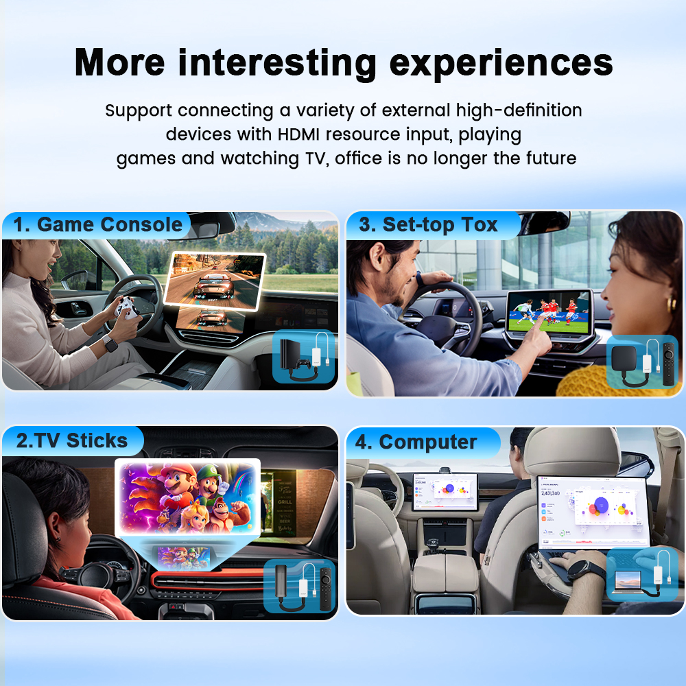 CarlinKit Car TV Mate Adapter  - Gaming Console Youtube recension och pris