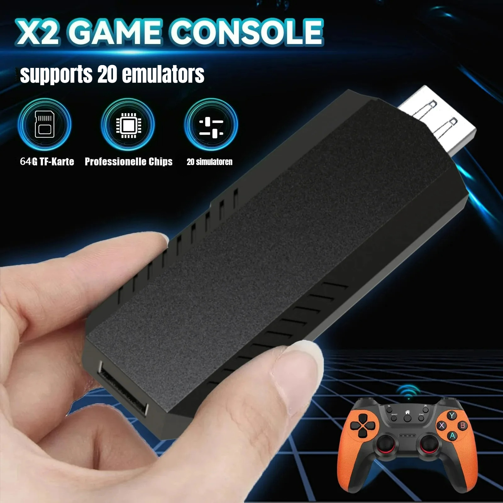 X2 Ultra Pro  Game Stick 4K HD - Gaming Console X2 recension och pris