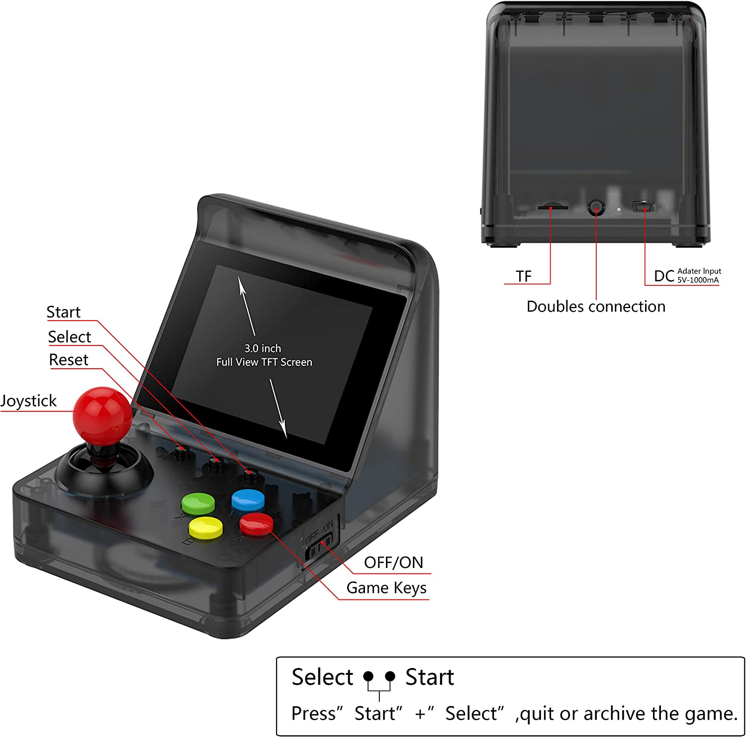 ARCADE MINI Best Popular 32 Bi - Gaming Console Under 500 recension och pris