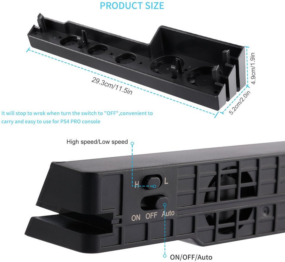 Fan Cooling Cooler For Sony PS - Gaming Console Organizer recension och pris
