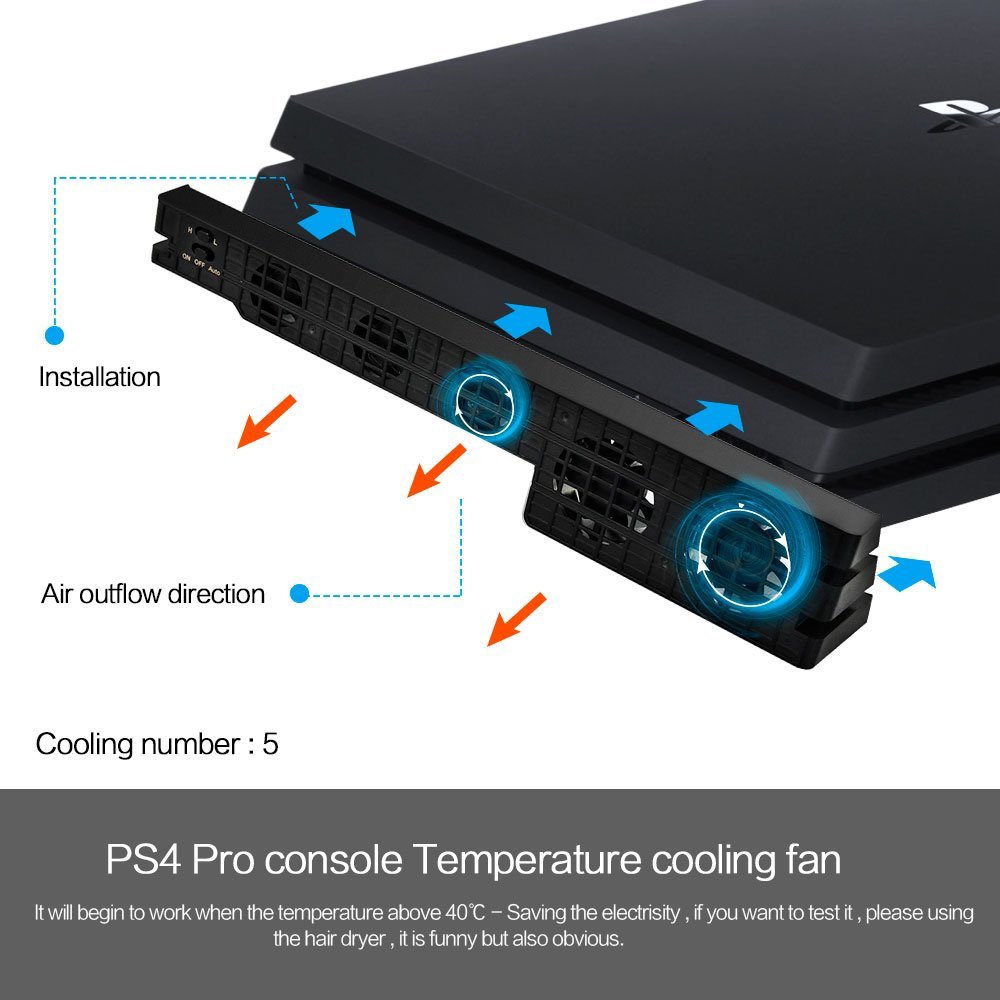 Fan Cooling Cooler For Sony PS - Gaming Console Organizer recension och pris