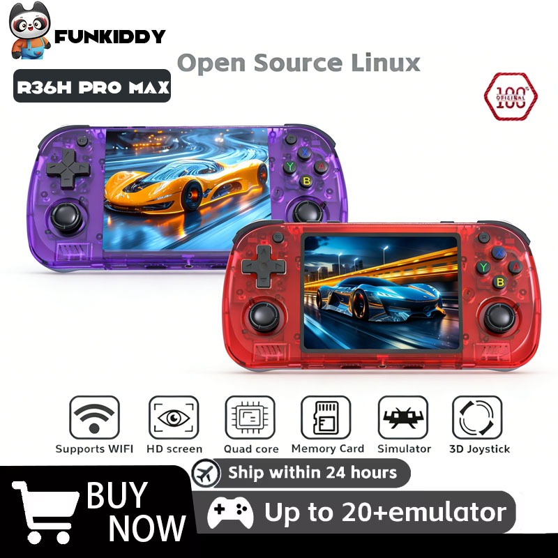 FUNKIDDY Game Console R36H PRO - Gaming Console R36H recension och pris