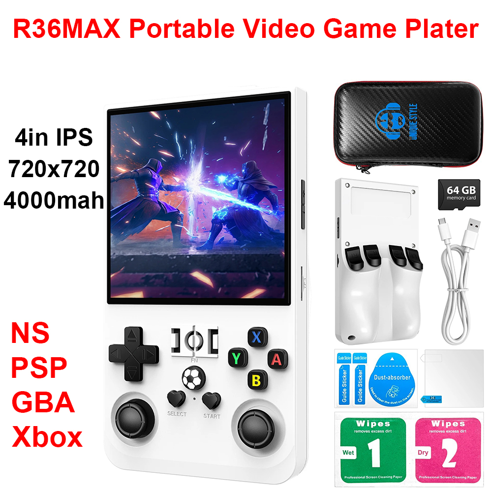 R36MAX Retro Handheld Video Ga - Gaming Console Under 500 recension och pris