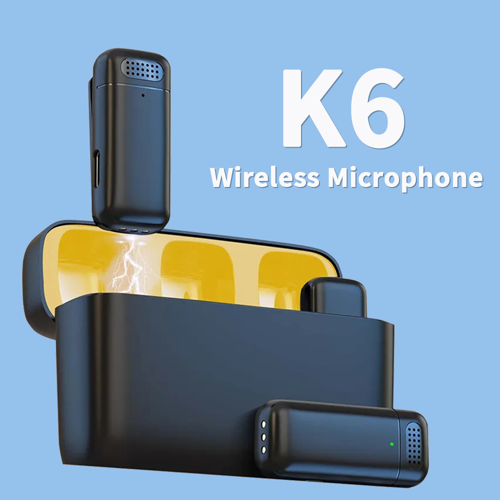 Wireless Microphone Lapel K6 P - Gaming Console Youtube recension och pris
