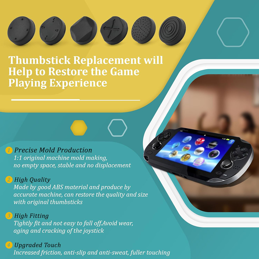 7 In 1 Silicone Anti-slip Thum - Gaming Console Sony recension och pris