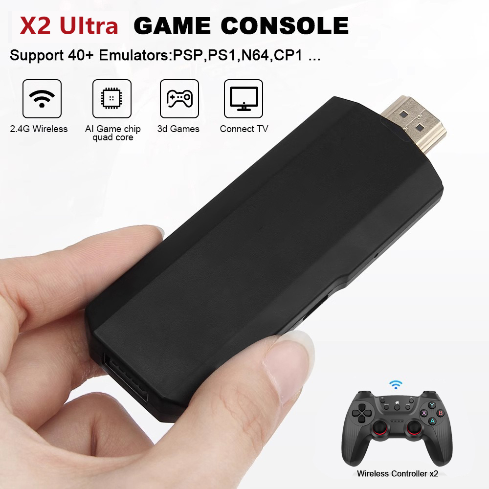 X2 Ultra Retro Console 4K 128G - Gaming Console X2 recension och pris