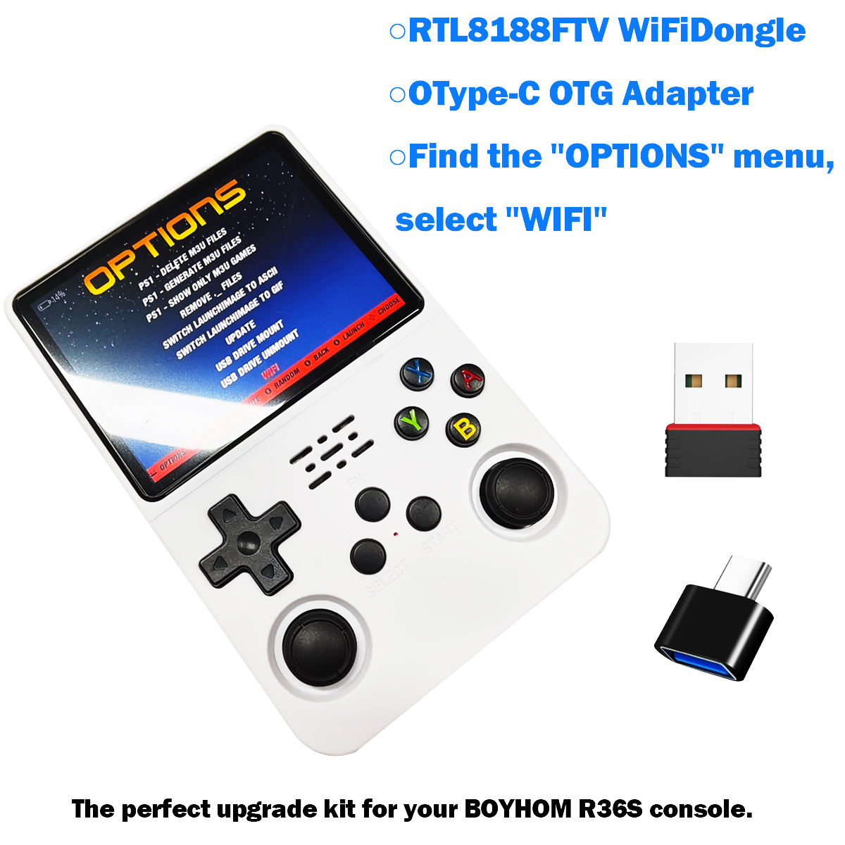 2026 R36S (WiFi) RTL8188FTV US - Gaming Console R36H recension och pris
