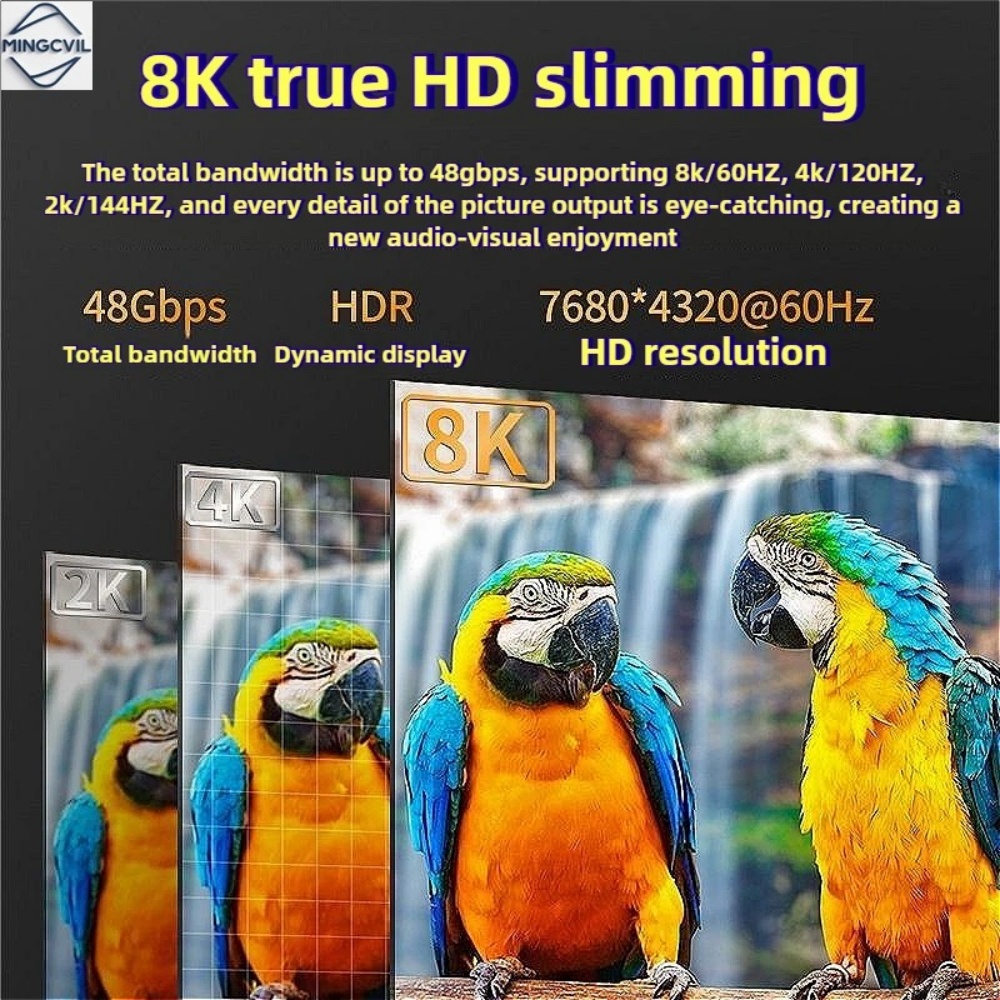 HDMI 2.1 Cable 8K 60Hz 48Gbps  - Gaming Console Box recension och pris