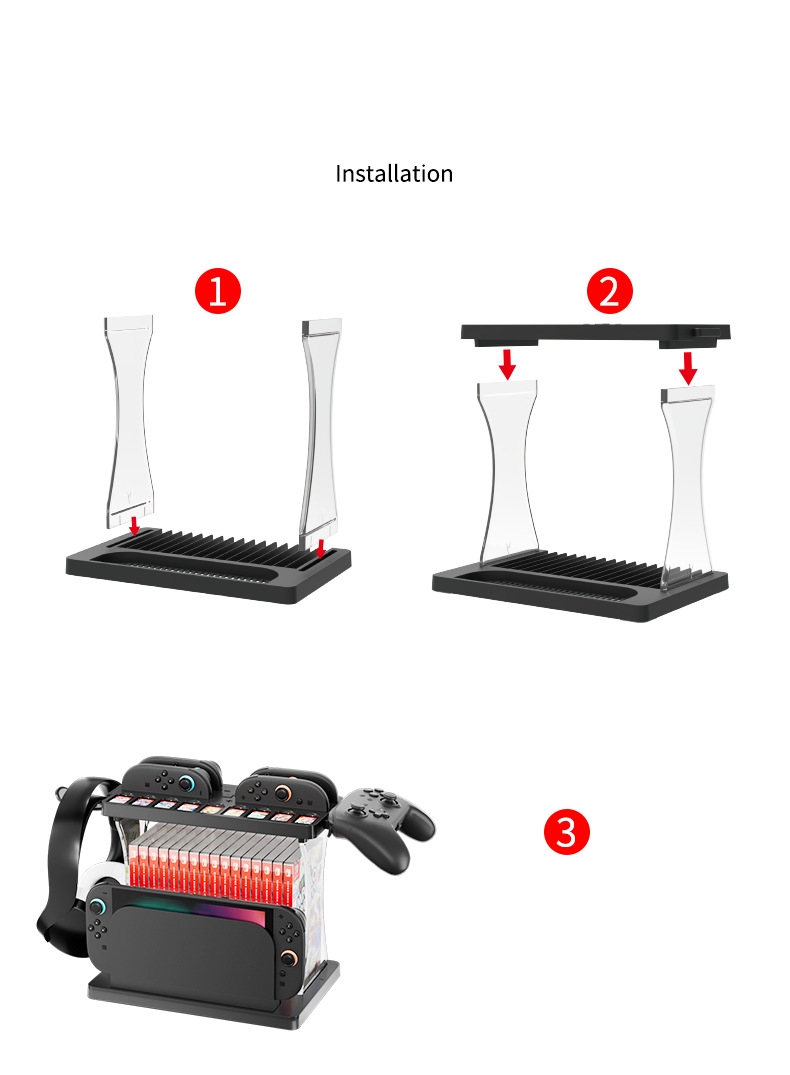 For Switch2 Console Organizer  - Gaming Console Organizer recension och pris