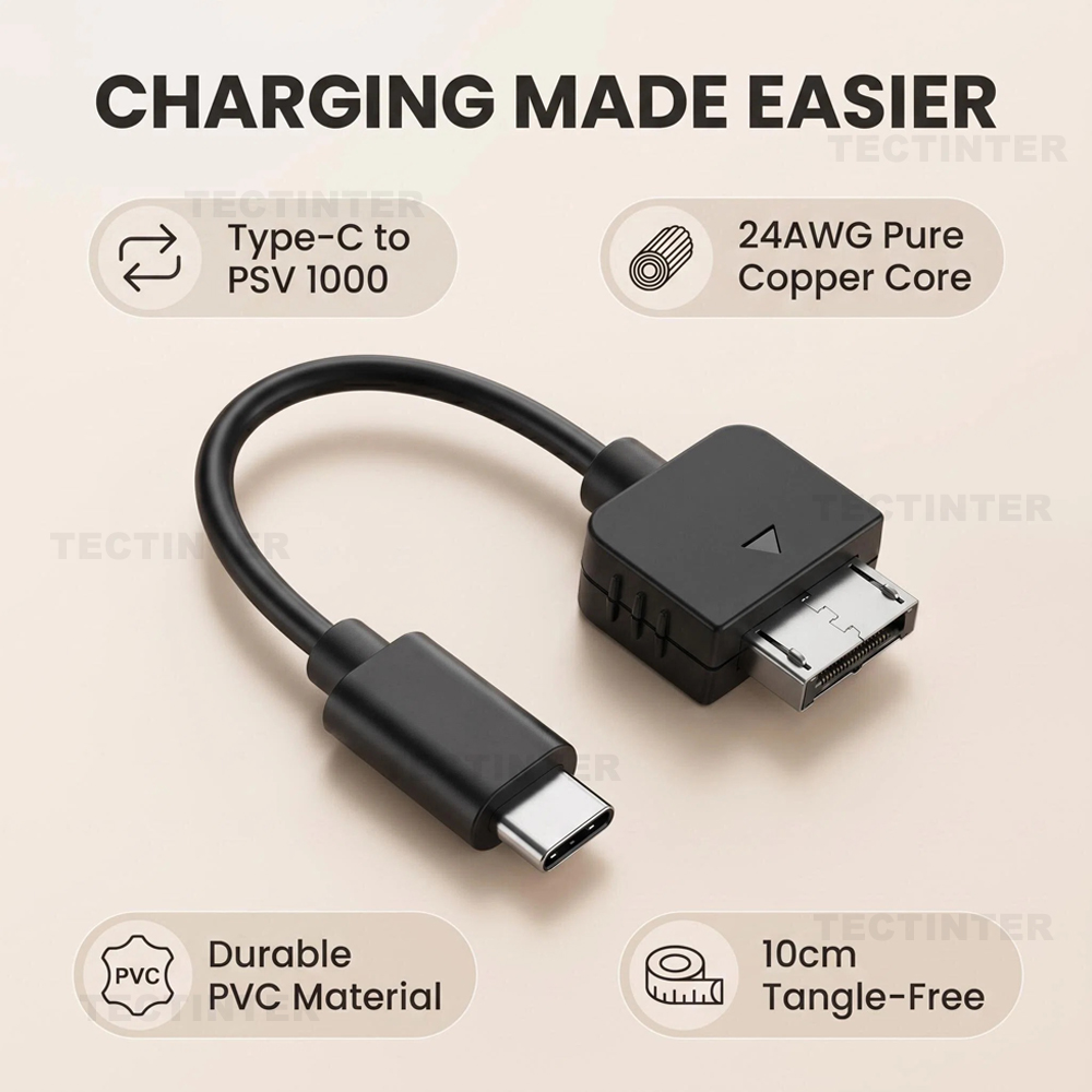 USB C Cable for PS Vita 1000 C - Gaming Console Sony recension och pris