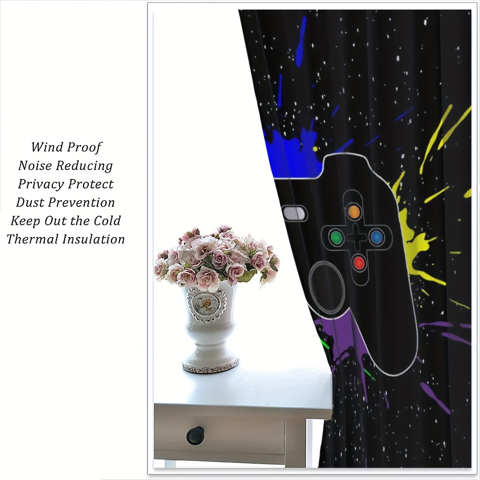 2pcs PS5 Gamepad Curtains for  - Gaming Console Youtube recension och pris