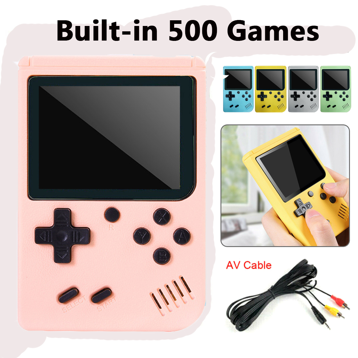 Retro Portable Mini Handheld V - Gaming Console Under 500 recension och pris