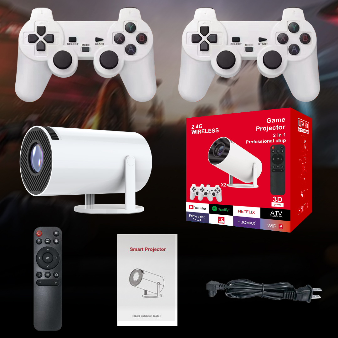 3D Game Projector 2 in 1 F300  - Gaming Console Youtube recension och pris