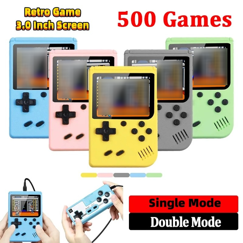 3.0 Inch Macaron Retro Portabl - Gaming Console Under 500 recension och pris