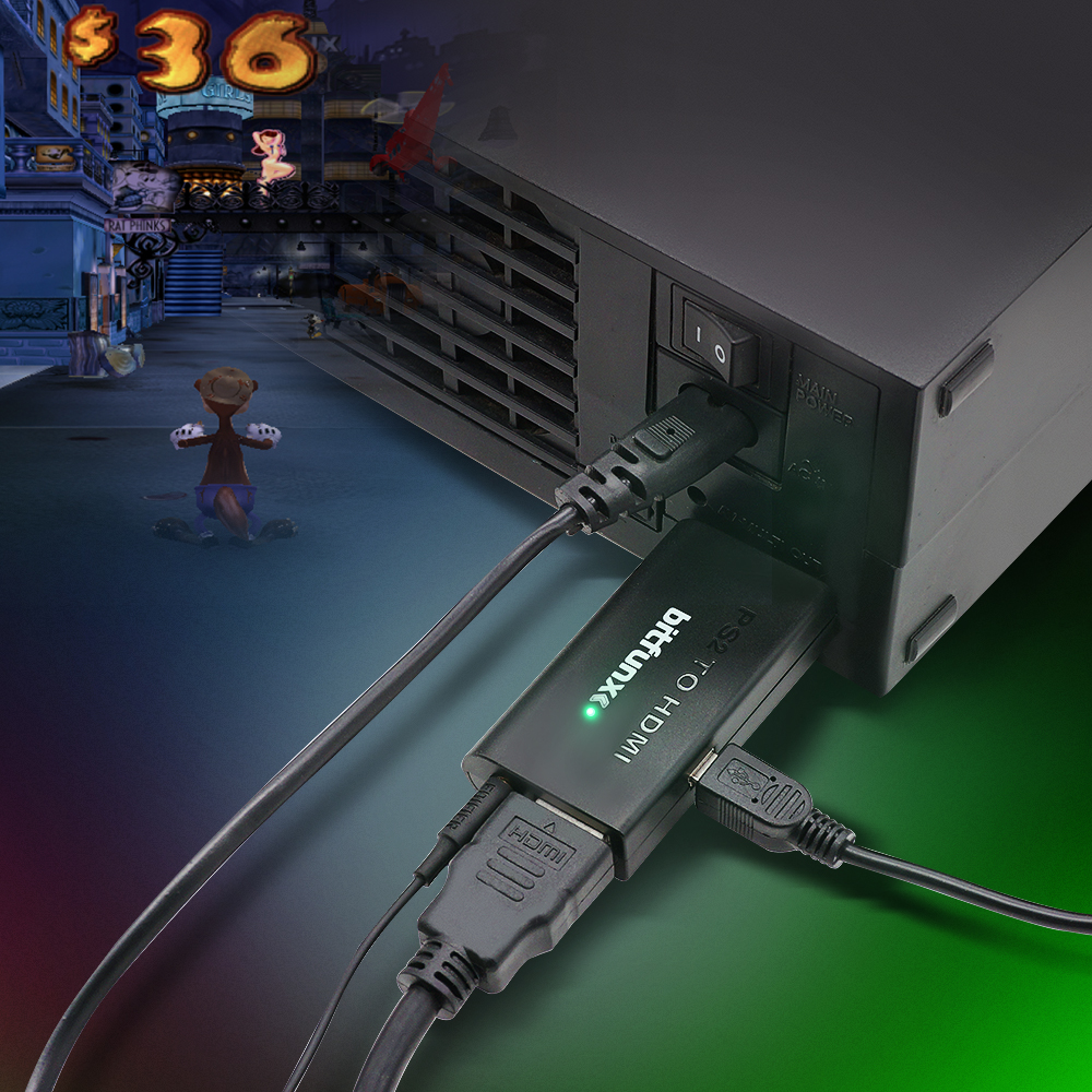 BitFunx PS2 YPBPR To HDMI™ Con - Gaming Console Sony recension och pris