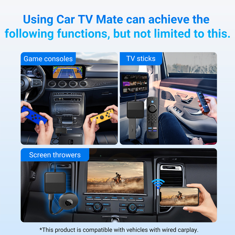 Car Tv Mate Wired to Wireless  - Gaming Console Youtube recension och pris